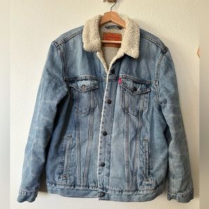 Levi’s sherpa jean jacket - men